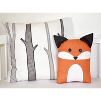 Birken-Kissenbezug Und Fuchs Kissen Birken-Kissenbezug Und Fuchs Kissen von Customquiltsbyeva