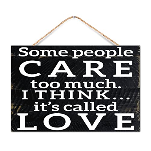 Farmhouse Established Holzschild Some People Care Too Much. I Think It's Called Love Primitive Decor for Window Vintage Cute Wood Pallet Wall Plaque Sign Dinning Room Wall Decor Sign Gift Laundry 12x8 Farmhouse Established Holzschild Some People Care Too Much. I Think It's Called Love Primitive Decor for Window Vintage Cute Wood Pallet Wall Plaque Sign Dinning Room Wall Decor Sign Gift Laundry 12x8 von CustonCares