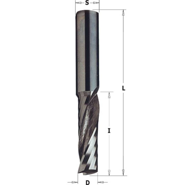 Cut360 Wendeplattenfräser Vollhartmetall Fräser 10x32x70mm mit einer negativ spiralgenuteten Schneiden Z1 Rechtslauf von Cut360
