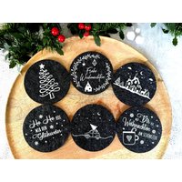 Weihnachtliche Filzuntersetzer, Tischdeko, Glasuntersetzer, Weihnachtstafel Deko Weihnachtliche Filzuntersetzer, Tischdeko, Glasuntersetzer, Weihnachtstafel Deko von DeinsMeinsManufaktur