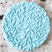 Blattmuster 2 Keks Popup Embosser Stempel Fondant Kuchen Dekoration Icing von CutBakeStamp