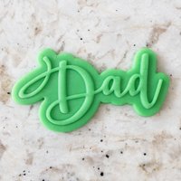 Papa Text Keks Popup Embosser Stempel & Cutter Fondant Kuchen Dekoration Zuckerglasur Vatertag von CutBakeStamp