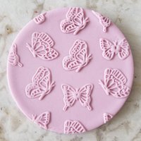 Schmetterling Muster Keks Popup Embosser Stempel Fondant Kuchen Dekorieren Icing Schablone Muttertag von CutBakeStamp