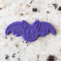 Süßer Fledermaus Keks Popup Stempel & Cutter Fondant Kuchen Dekoration Icing Schablone Halloween von CutBakeStamp