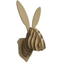 Große/Kleine Kaninchen Hase Tier Trophy Head Kit 3D Wand Kunst Kinder - Laser Cut Wohnkultur von CutTechCrafts