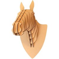 Großes/Kleines Hölzernes Pferd Pony Zebra Tier Trophy Head Kit 3D Wandkunst Kinder - Laser Cut Wohnkultur von CutTechCrafts