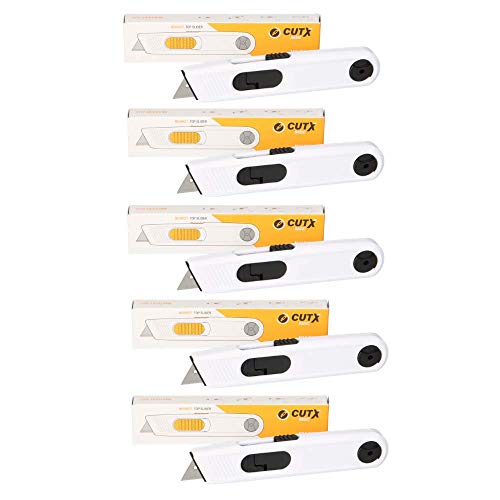 5er SET CUTX MULTICUT MAX X6060 Cuttermesser Sicherheitsmesser Kartonmesser Cutter mit autom. Klingenrückzug 5er SET CUTX MULTICUT MAX X6060 Cuttermesser Sicherheitsmesser Kartonmesser Cutter mit autom. Klingenrückzug von CutX