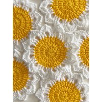 Crochet Daisy Coaster Decor von CuteAlley