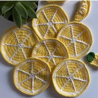 Lemon Untersetzer/Decor Coaster Häkeln von CuteAlley