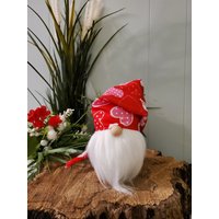 Valentinstag Tablett, Bauernhaus Gnom, Sommerzwerg, Geschenk von CuteCraftCreationsCA