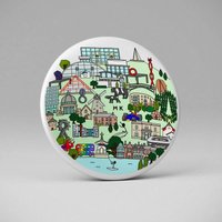 Milton Keynes Magnet | Mk Olne Stony Straß Bunt Wolverton Kühe Aus Beton von CuteMaps