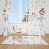 Ballerina Und Schwan Baby Mädchenzimmer Teppich, Lampenschirm, Kissenbezug von CuteTinyTr