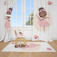 Prinzessin Ballerina Baby Mädchenzimmer Teppich, Lampenschirm, Kissenbezug von CuteTinyTr