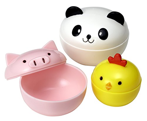 CuteZCute Mayo Becher für Bento Box Lunch, Mini, Panda, Küken und Schwein von Torune