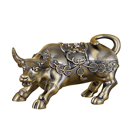 Cutfouwe Desktop-Müll mit Swing Deckel Shui Statuen-Colorfast/Langlebig/einfach zu reinigen -22x13.2x12.2cm,A von Cutfouwe