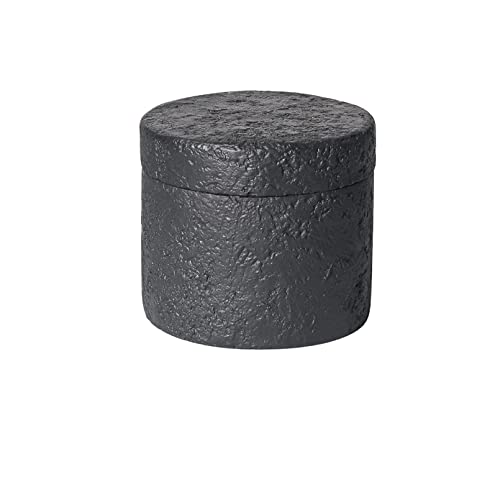 Cutfouwe Mini Mülleimer- Material: Beton-Φ11.5Cm X Höhe 5.5Cm-Leicht Zu Reinigen-Ideale Kapazität,Schwarz von Cutfouwe