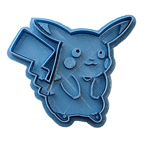 Cuticuter - Pokemon Ausstechform Pikachu, Blau, 8 x 7 x 1,5 cm von Cuticuter