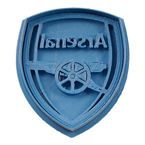 Cuticuter Arsenal Fußball Keksausstecher, Blau, 8 x 7 x 1,5 cm von Cuticuter