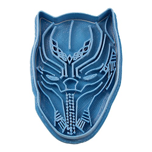Cuticuter Black Panther Superhelden Ausstechform, Blau, 8 x 7 x 1.5 cm von Cuticuter