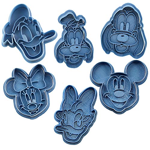 Cuticuter Disney Keksausstecher, blau, 8 x 7 x 1,5 cm von Cuticuter