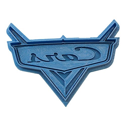 Cuticuter Cars Logo-Ausstecher, Blau, 8 x 7 x 1,5 cm von Cuticuter