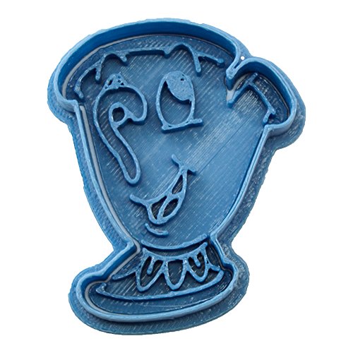 Cuticuter Chip Bella Y Biest Keksausstecher, Blau, 8 x 7 x 1,5 cm von Cuticuter