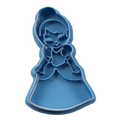 Cuticuter Cinderella Chibi Prinzessin Ausstechform, Blau, 8 x 7 x 1.5 cm von Cuticuter