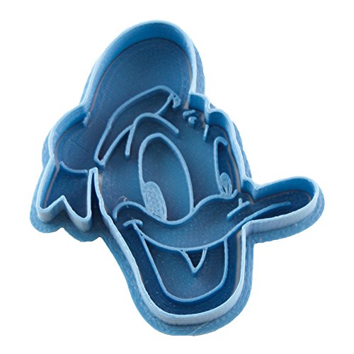 Cuticuter Pato Donald Cara Ausstechform, Kunststoff, blau, 8x7x1.5 cm von Cuticuter