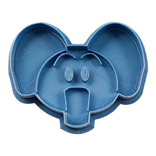 Cuticuter Eli Pocoyo Gesicht Keksausstecher, Kunststoff, blau, 8x7x1.5 cm von Cuticuter