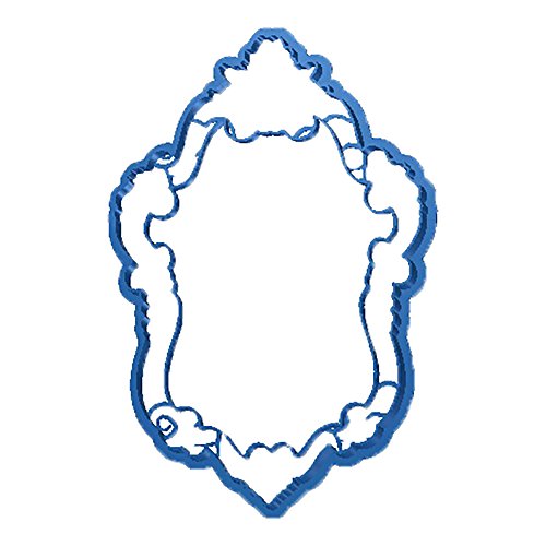 Cuticuter Formen Rahmen Spiegel 2 Ausstechform, Blau, 8 x 7 x 1.5 cm von Cuticuter