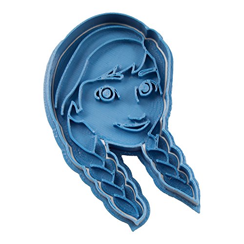 Cuticuter Frozen Anna Ausstechform, Blau, 8 x 7 x 1.5 cm von Cuticuter
