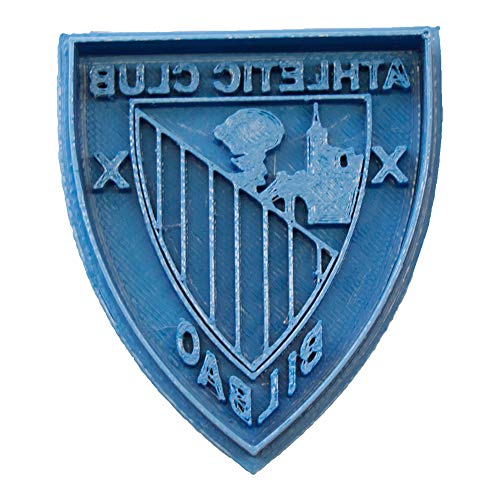 Cuticuter Fußball Atletic Bilbao Ausstechform, Blau, 8 x 7 x 1.5 cm von Cuticuter