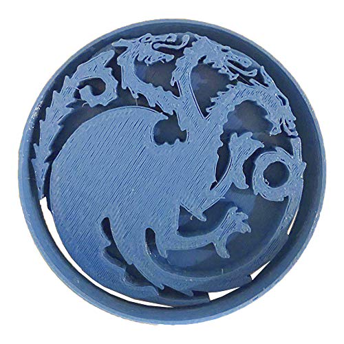 Cuticuter Game of Thrones Targaryen Ausstechform, Blau, 8 x 7 x 1.5 cm von Cuticuter