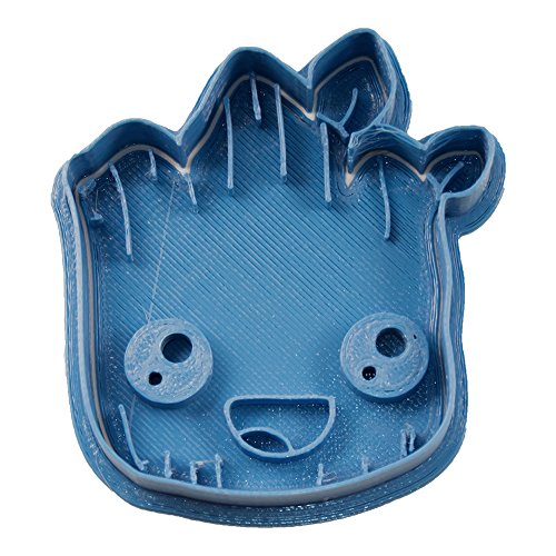 Cuticuter Groot Chibi Gesicht Hüter der Galaxie Ausstechform, Blau, 8 x 7 x 1.5 cm Cuticuter Groot Chibi Gesicht Hüter der Galaxie Ausstechform, Blau, 8 x 7 x 1.5 cm von Cuticuter