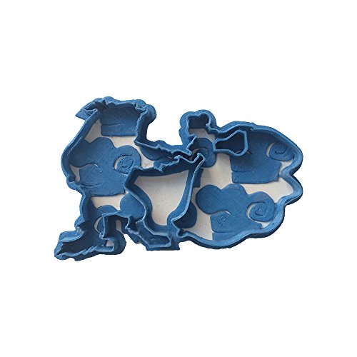 Cuticuter Kinder Schöne und Biest Profil Ausstechform, Blau, 8 x 7 x 1.5 cm von Cuticuter