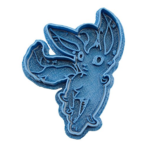 Cuticuter Leafeon Pokémon Keksausstecher, Blau, 8 x 7 x 1,5 cm von Cuticuter