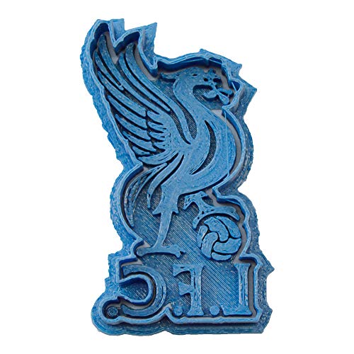 Cuticuter Liverpool Fußball-Ausrüstung für Kekse, Kunststoff, Blau von Cuticuter