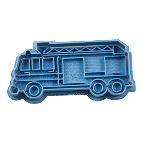 Cuticuter Löschfahrzeug Ausstechform, Blau, 8 x 7 x 1.5 cm Cuticuter Löschfahrzeug Ausstechform, Blau, 8 x 7 x 1.5 cm von Cuticuter