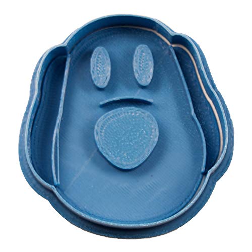 Cuticuter Loula Pocoyo Gesicht Keksausstecher, Kunststoff, blau, 8x7x1.5 cm von Cuticuter