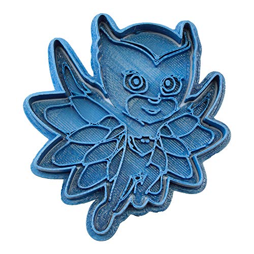 Cuticuter PJ Masks Owlette Entera Ausstechform, Blau, 8 x 7 x 1.5 cm von Cuticuter