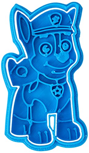 Cuticuter Paw Patrol Chase Ausstechform, Blau, 8 x 7 x 1.5 cm von Cuticuter