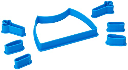 Cuticuter Peppa Pig Cuerpo Fondant-Ausstecher, Kunststoff, blau, 8x7x1.5 cm von Cuticuter
