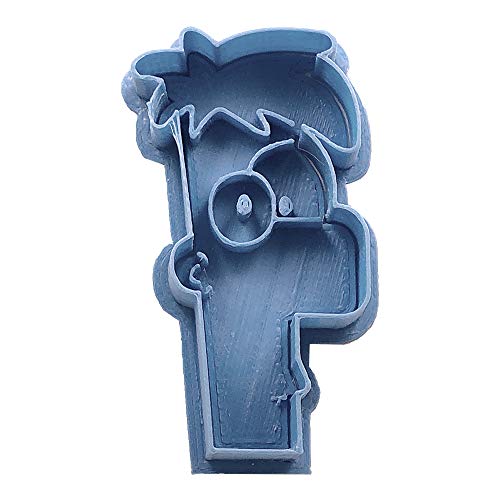 Cuticuter Phineas Ferb-Ausstechform in Form, Blau, 8 x 7 x 1.5 cm von Cuticuter