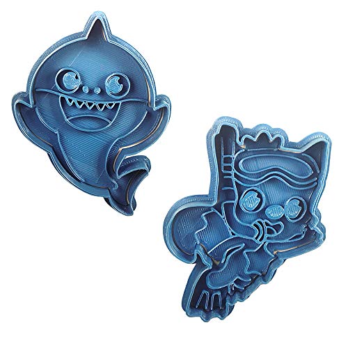 Cuticuter Pinkfong y Baby Shark Ausstechform, Kunststoff, blau von Cuticuter