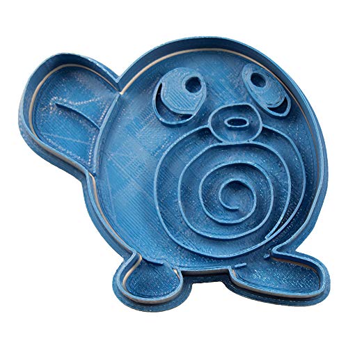 Cuticuter Poliwag Pokémon Ausstechform, Blau, 8 x 7 x 1.5 cm von Cuticuter