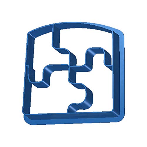 Cuticuter Puzzle Sandwich Schneider, blau, 8 x 7 x 1.5 cm von Cuticuter