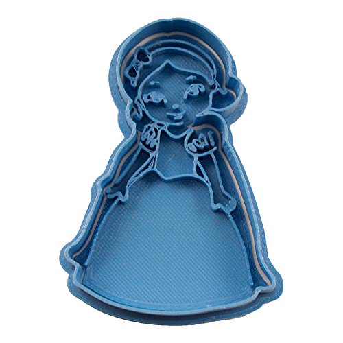 Cuticuter Schneewittchen Chibi Prinzessin Ausstechform, Blau, 8 x 7 x 1.5 cm von Cuticuter