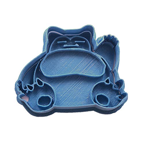 Cuticuter Snorlax Pokémon Ausstechform, Kunststoff, blau, 8x7x1.5 cm Cuticuter Snorlax Pokémon Ausstechform, Kunststoff, blau, 8x7x1.5 cm von Cuticuter