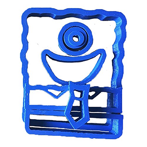 Cuticuter Spongebob Schwammkopf Fondant Schneider, blau, 8 x 7 x 1.5 cm von Cuticuter