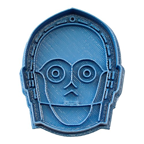 Cuticuter Star Wars C3PO Keksausstecher, Blau, 8 x 7 x 1,5 cm von Cuticuter